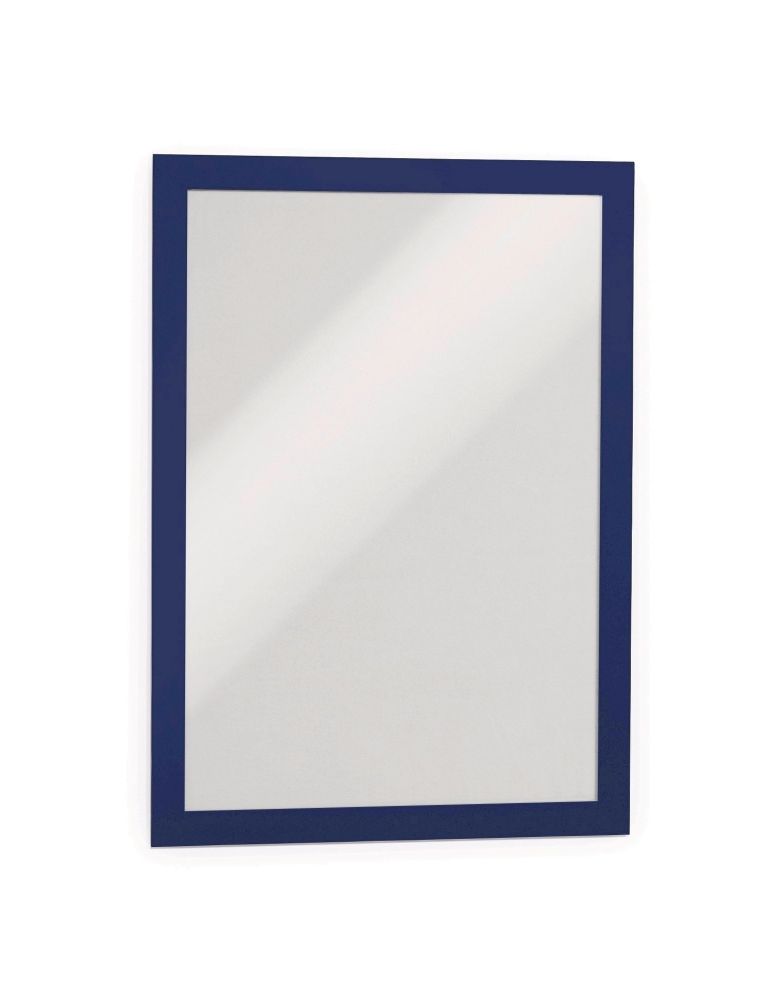 Display magnetic Durable Duraframe, A4, albastru, 2 bucati/set