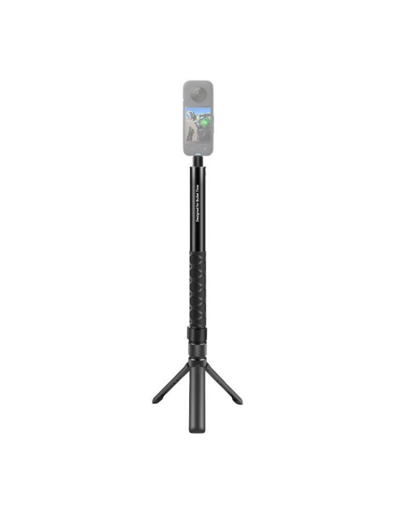 Selfie Stick 110cm PULUZ pentru camere sport (de ex. Insta360 X4 / X5 / DJI Osmo Action 5 Pro)