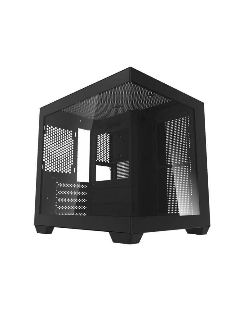Darkflash C275P carcasă pentru calculator fără ventilatoare (negru)