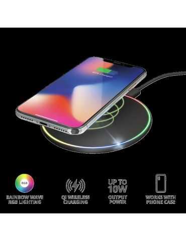 Incarcator rapid fara fir trust lumo10 rgb fast wireless charger Trust - 1