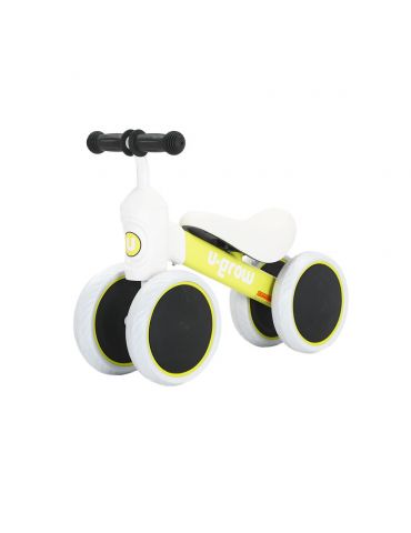 Mini bicicleta U-Grow, galbena - Tik.ro