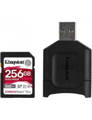 Card reader kingston react plus + sd reader 256gb capacity: Kingston - 1 - Tik.ro