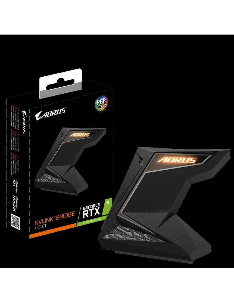 Aorus nvlink bridge 4x pci-e slot supports 2 way sli