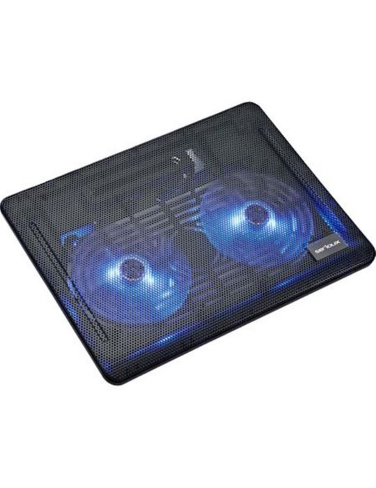 Cooling pad serioux srxncp007 dimensiuni: 340*250*23mm compatibilitate maxima laptop: 15.6 Serioux - 1