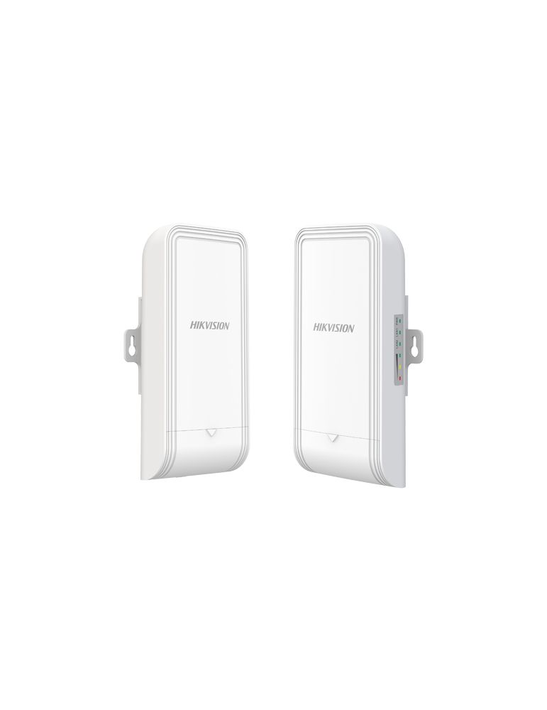 Set Bridge wireless 2.4GHz, 300Mbps, 1 km, 7dBi, PoE IN, Management - HIKVISION DS-3WF1000-EI-2N