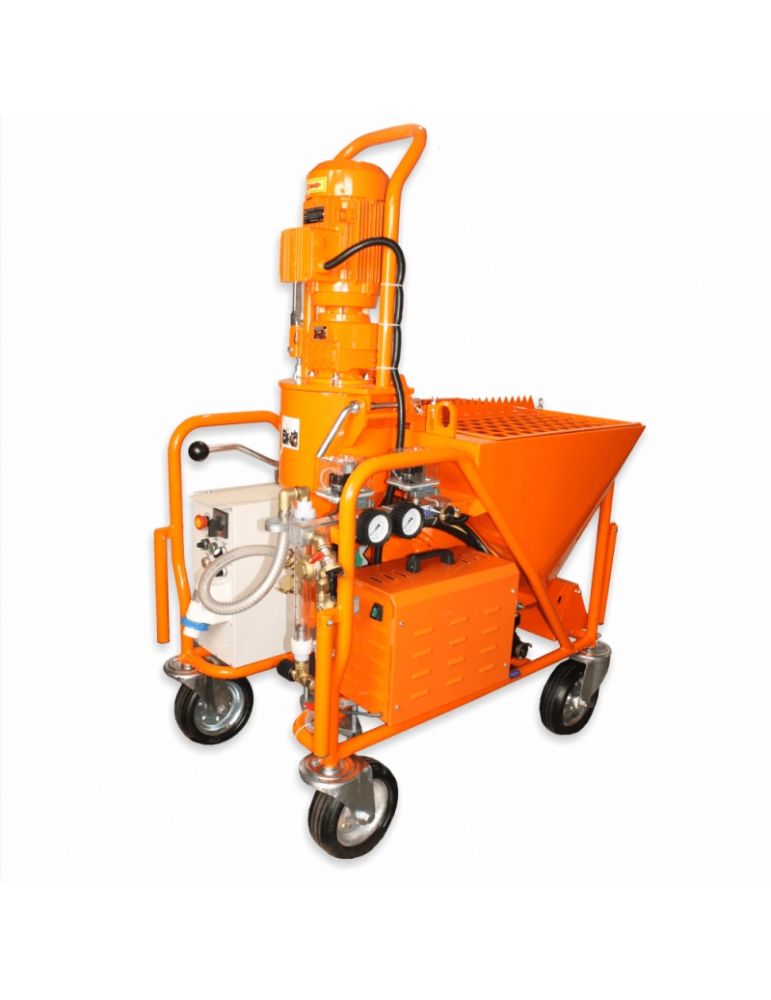 Heavy Machinery RS Masina de tencuit Bisonte PCS-K35 220V debit 5-20 l/min materiale preamestecate