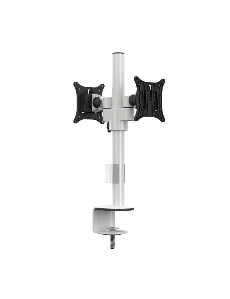 Suport 2 monitoare Multibrackets MB-5198 Officeline Dual B2B, 15"-30", max.8kg/ecran, alb