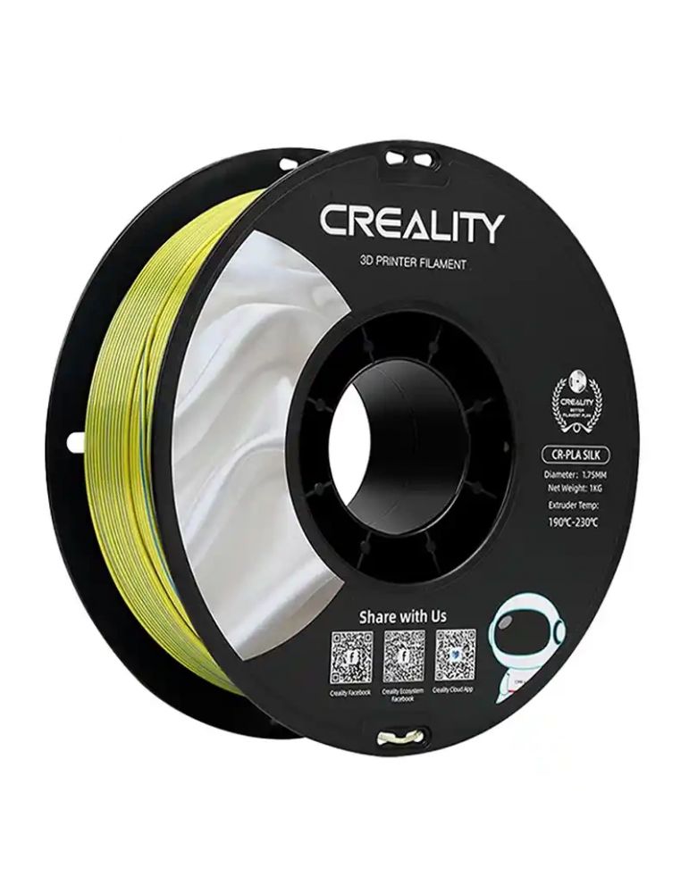 CR-Silk PLA Filament Creality (galben-albastru)