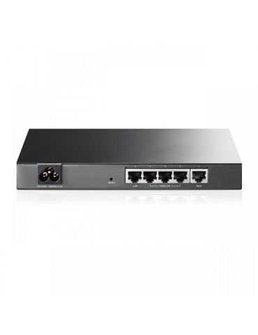 Router tp-link tl-r470t+ 1xwan 10/100 1xlan 10/100 3xwan/lan configurabile small Tp-link - 1 - Tik.ro