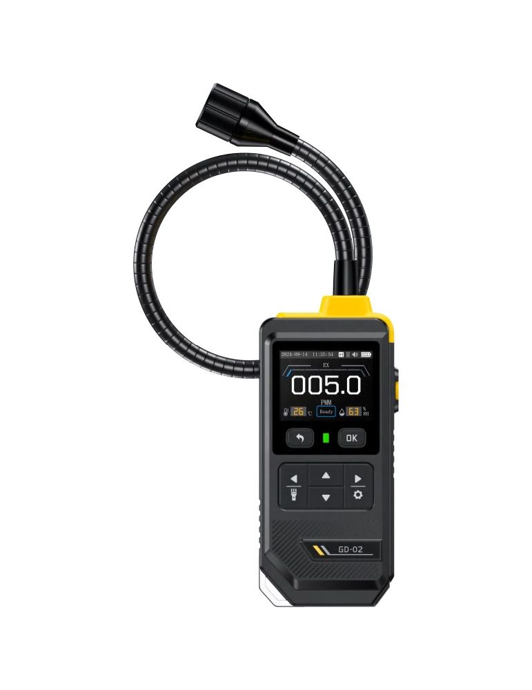 Detector de gaze inflamabile, ecran 2", FNIRSI GD-02