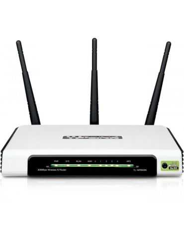 Router wireless tp-link tl-wr940n 1xwan 10/100 4xlan 10/100 3 antene Tp-link - 1 - Tik.ro