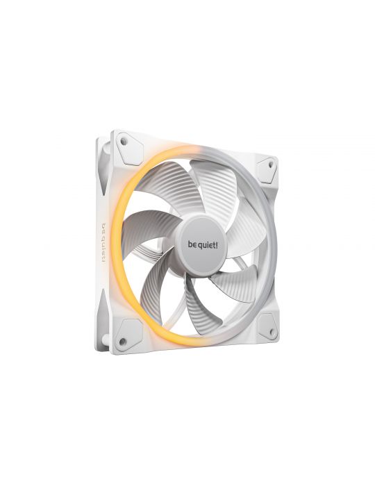 be quiet! Light Wings 140 mm PWM Reverse White Carcasă calculator Ventilator 14 cm Alb 1 buc.