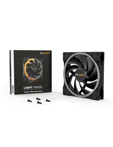 be quiet! Light Wings | 140mm PWM high-speed Carcasă calculator Ventilator 14 cm Negru 1 buc.