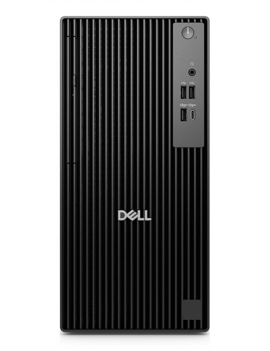 DELL Pro QCT1255 AMD Ryzen™ 5 8600G 16 Giga Bites DDR5-SDRAM 512 Giga Bites SSD Windows 11 Pro Tower PC-ul Negru
