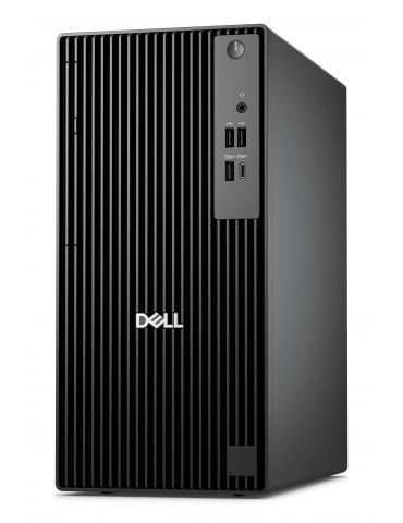 DELL Pro QCT1255 AMD Ryzen™ 7 PRO 8700G 16 Giga Bites DDR5-SDRAM 512 Giga Bites SSD Windows 11 Pro Tower PC-ul Negru