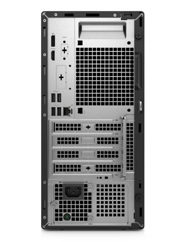 DELL Pro QCT1255 AMD Ryzen™ 7 PRO 8700G 16 Giga Bites DDR5-SDRAM 512 Giga Bites SSD Windows 11 Pro Tower PC-ul Negru