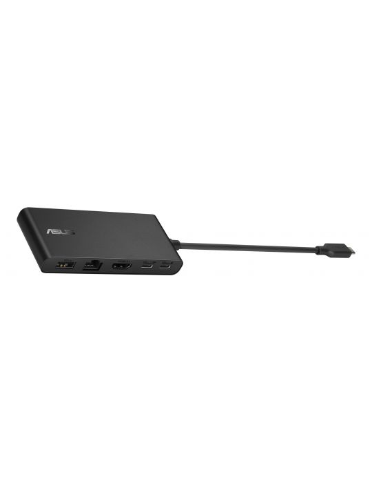 ASUS Dual 4K USB-C Dock DC201 Prin cablu USB 3.2 Gen 2 (3.1 Gen 2) Type-C Negru