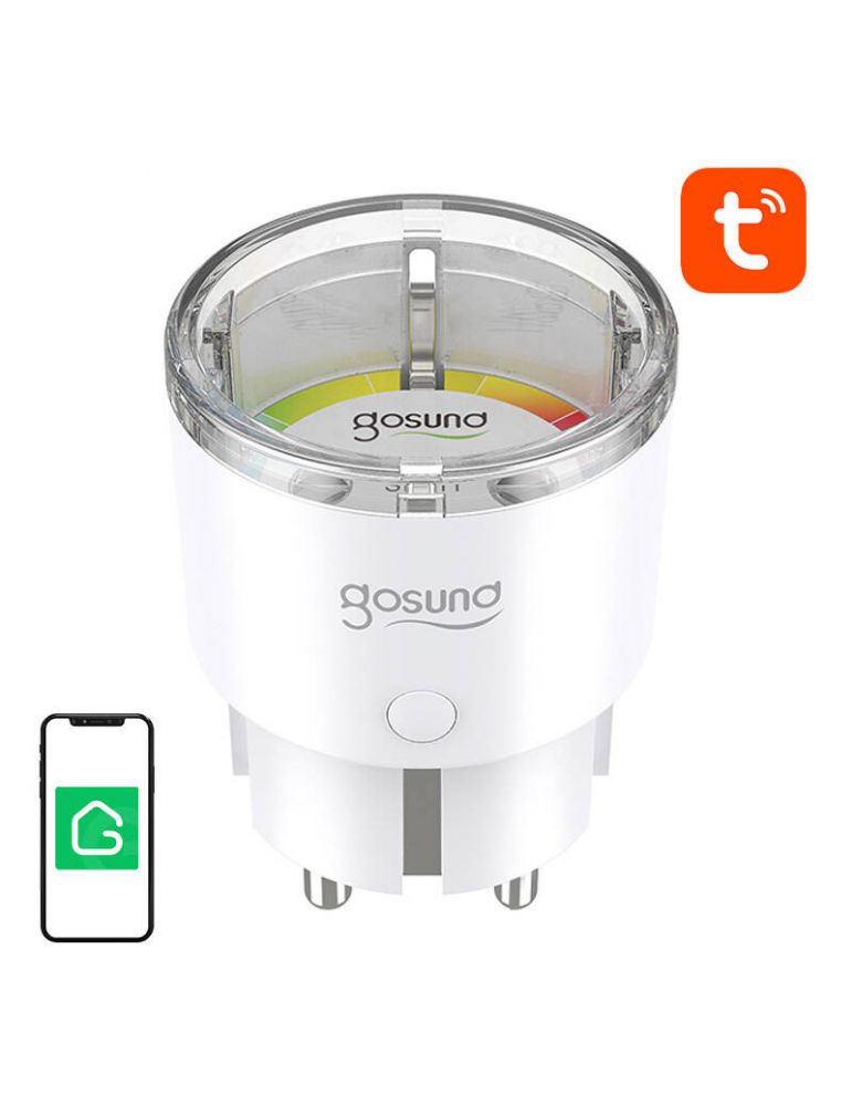 Priză inteligentă Gosund SP111 3680W 16A WiFi, Tuya