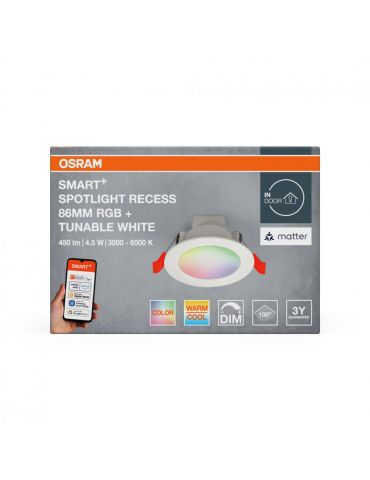 Spot LED RGB incastrat... - Tik.ro