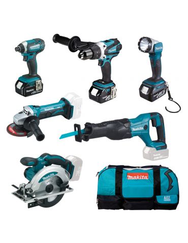 MAKITA DLX6046 Kit 6 scule... - Tik.ro