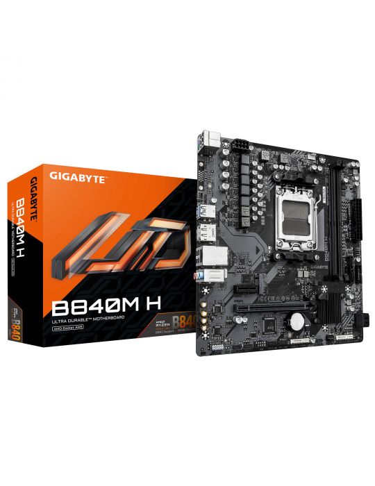 GIGABYTE B840M H plăci de bază AMD B840 Mufă AM5 micro-ATX