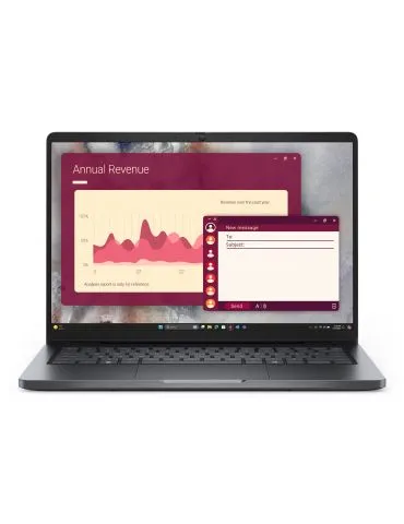 DELL Pro 14 PC14250 Intel Core Ultra 5 235U Laptop 35,6 cm (14") Full HD+ 16 Giga Bites DDR5-SDRAM 1 TB SSD Wi-Fi 6E (802.11ax) - Tik.ro