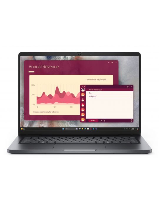 DELL Pro 14 PC14250 Intel Core Ultra 5 235U Laptop 35,6 cm (14") Full HD+ 16 Giga Bites DDR5-SDRAM 1 TB SSD Wi-Fi 6E (802.11ax)