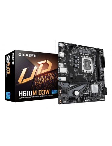 GIGABYTE H610M D3W plăci de bază Intel H610 LGA 1700 micro-ATX - Tik.ro