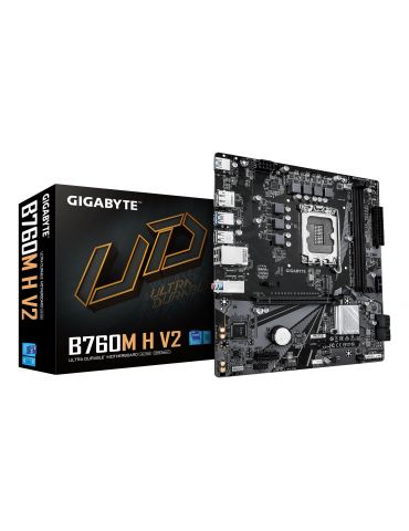 GIGABYTE B760M H V2 plăci de bază Intel B760 Express LGA 1700 micro-ATX - Tik.ro