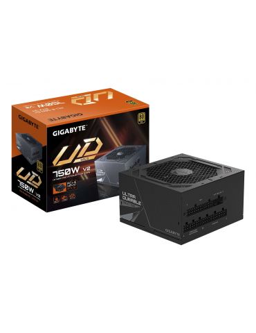 GIGABYTE UD750GM PG5 V2 unități de alimentare cu curent 750 W 20+4 pin ATX ATX Negru - Tik.ro