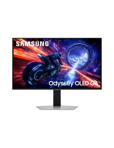 Samsung G60SF monitoare LCD 68,6 cm (27") 2560 x 1440 Pixel Quad HD OLED Argint - Tik.ro