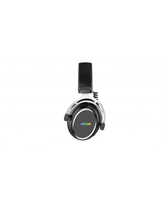 HATOR Hypergang 3 Wireless Căști Fără fir Bandă de fixare pe cap Gaming USB Type-C   USB Type-A Bluetooth Negru