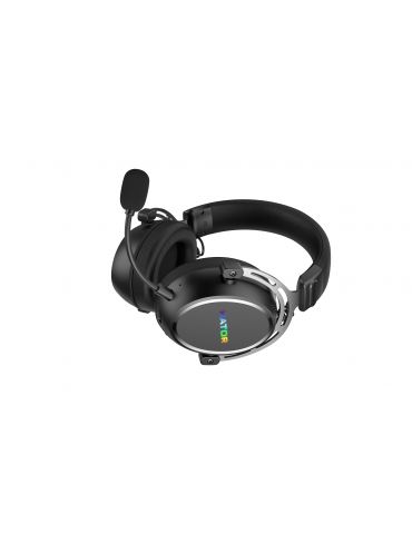 HATOR Hypergang 3 Wireless Căști Fără fir Bandă de fixare pe cap Gaming USB Type-C   USB Type-A Bluetooth Negru