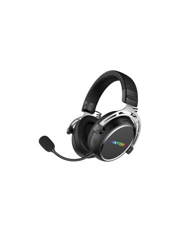 HATOR Hypergang 3 Wireless Căști Fără fir Bandă de fixare pe cap Gaming USB Type-C   USB Type-A Bluetooth Negru