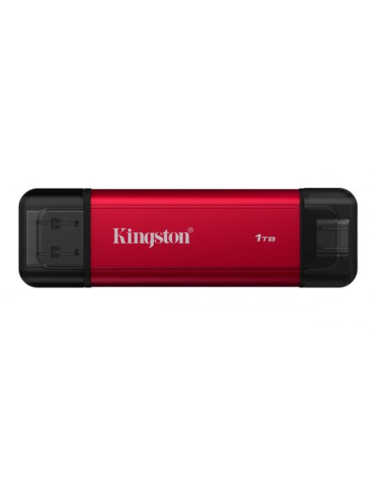 Kingston Technology Dual Portable 1 TB USB Type-A   USB Type-C 3.2 Gen 2 (3.1 Gen 2) Negru, Roşu