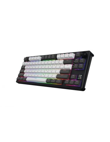 HATOR Skyfall Pro Wireless 80 tastaturi Gaming USB + RF Wireless + Bluetooth QWERTY Engleză SUA Negru, Gri