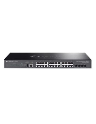 TP-Link Omada SG5428X switch-uri Gestionate L3 Gigabit Ethernet (10 100 1000) Negru - Tik.ro