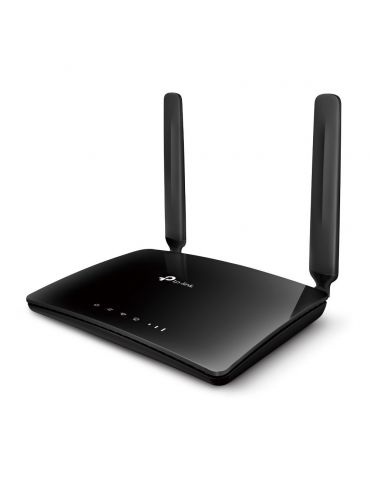 TP-Link Archer MR200 router wireless Fast Ethernet Bandă dublă (2.4 GHz  5 GHz) 4G Negru