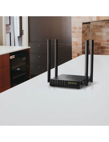 TP-Link Archer C54 router wireless Fast Ethernet Bandă dublă (2.4 GHz  5 GHz) Negru