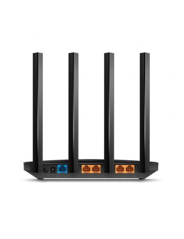 TP-Link Archer C6 router wireless Fast Ethernet Bandă dublă (2.4 GHz  5 GHz) Alb