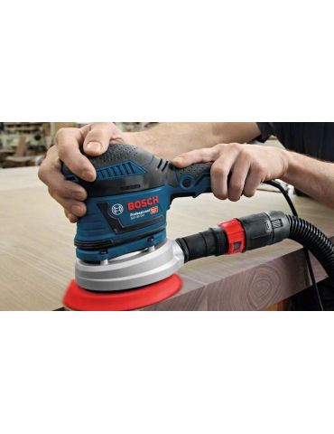 Bosch GEX 40-150 PROFESSIONAL Aparat de sablat cu disc 12000 RPM 24000 OPM Negru, Albastru, Gri, Roşu 400 W