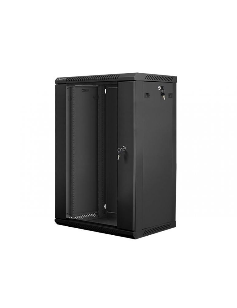 wall pan Lanberg wf01-6418-10b lanberg wall-mounted rack 19 demounted flat pack 18u/600x450mm