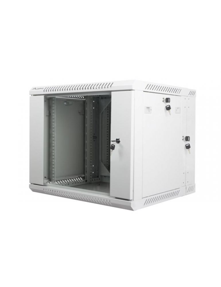 wall panel Lanberg wf02-6609-10s lanberg wall-mounted double section rack 19 flat pack