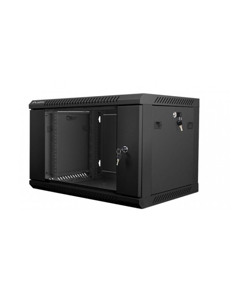 wall pan Lanberg wf01-6406-10b lanberg wall-mounted rack 19 demounted flat pack 6u/600x450mm