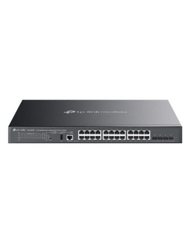 TP-Link SG5428XMPP switch-uri Gestionate L3 Gigabit Ethernet (10 100 1000) Power over Ethernet (PoE) Suport Negru - Tik.ro