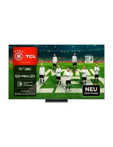 TCL 75Q8C televizor 190,5 cm (75") 4K Ultra HD Smart TV Wi-Fi Negru 4500 cd m² - Tik.ro