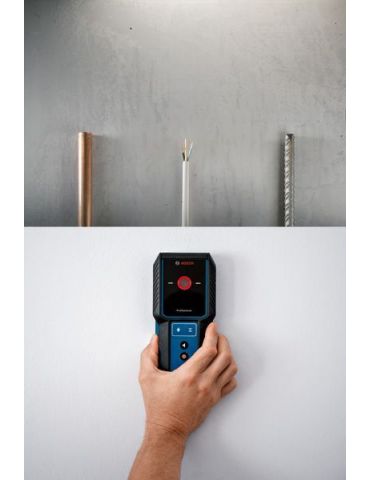 Bosch GMS 100-23 multi-detectoare digitale Cablu sub tensiune, Metal, Metal neferos