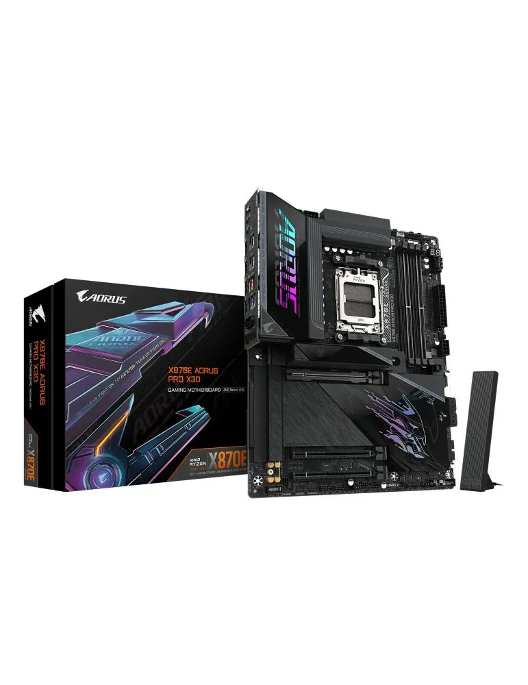 GIGABYTE X870E AORUS PRO X3D AMD X870E Mufă AM5 ATX
