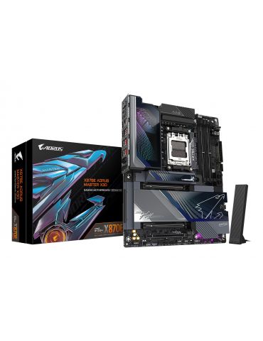 GIGABYTE X870E AORUS MASTER X3D AMD X870E Mufă AM5 ATX - Tik.ro