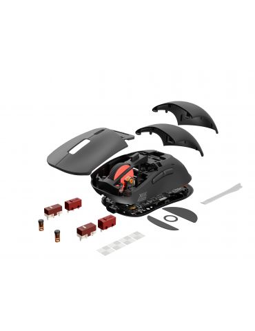 GENESIS Zircon XIII mouse-uri Gaming Ambidextru RF Wireless + USB Type-C Optice 26000 DPI